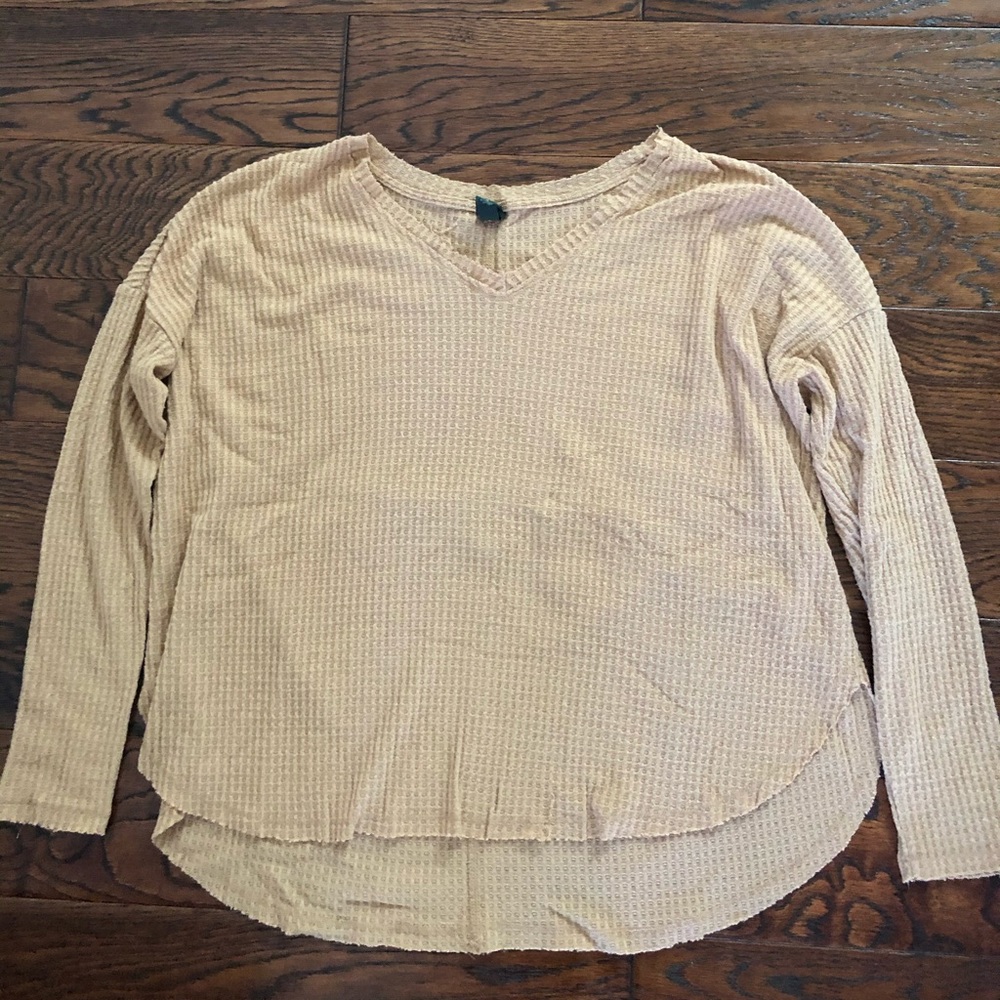 Beige Wild Fable waffle long sleeve-shirt!